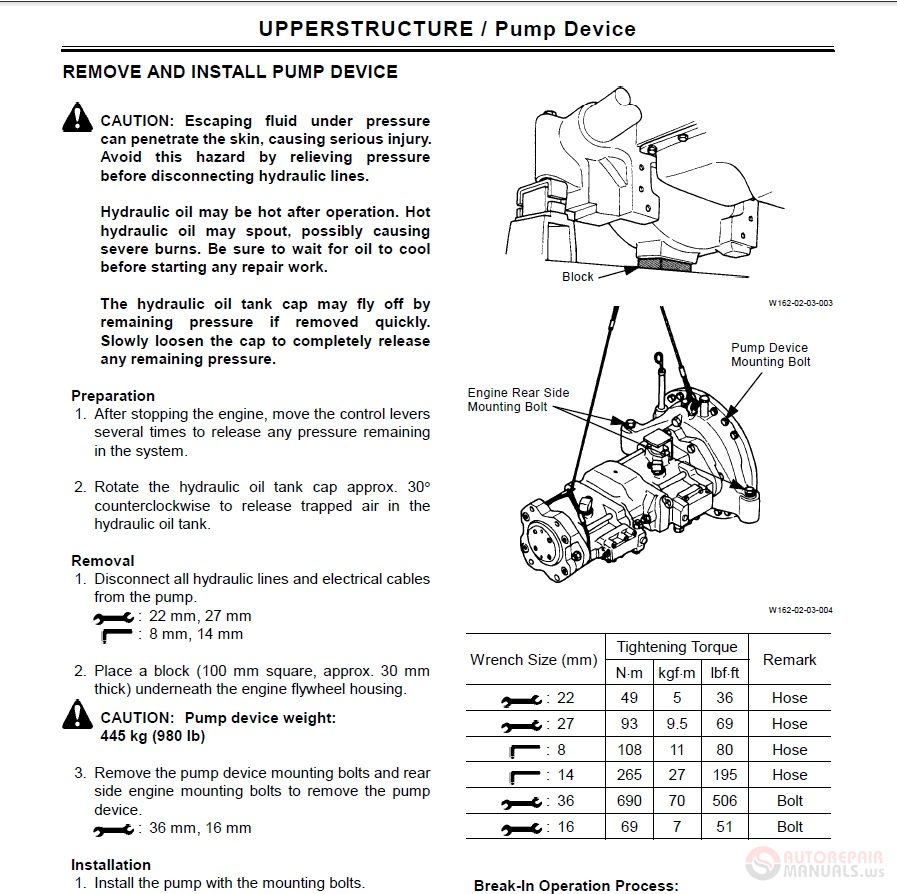 Hitachi EX750 5 EX800H 5 Workshop Manual 2