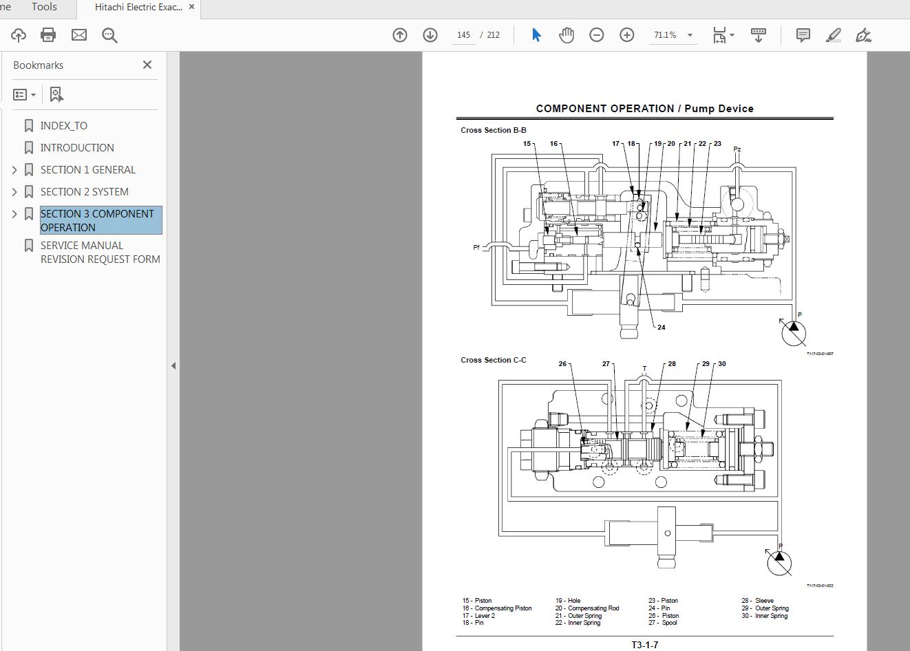 Hitachi Electric Exacavator EX2500 5 Technical Manual TO186 E 01 3