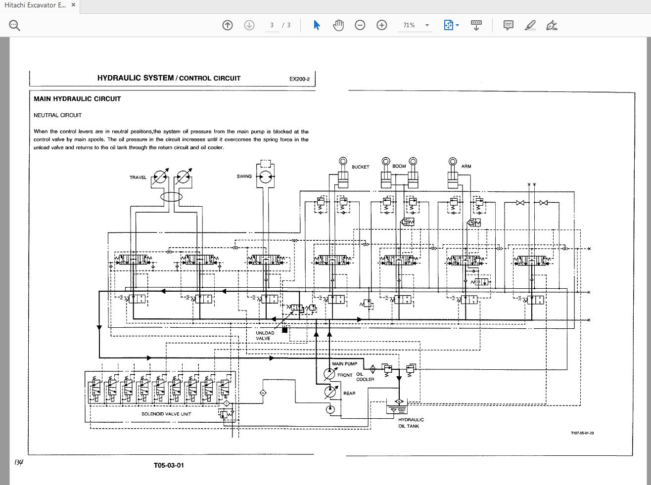 Hitachi Excavator EX200 2 Electrical System 3