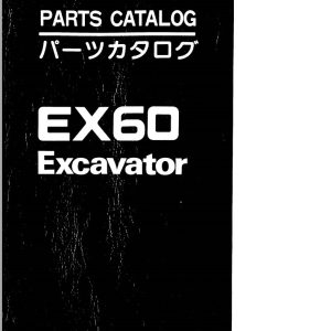 Hitachi Excavator EX60 Part Catalog 1