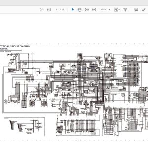 Hitachi Hybrid Excavator ZH210LC 6 Electrical Circuit Diagram TTDFX50 EN 00 1
