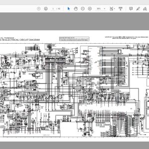 Hitachi Hydraulic Excavator EX1200 7B Circuit Diagram TTKAB90 EN 00 1