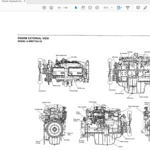 Hitachi Hydraulic Excavator EX400 5 Workshop Manual 4