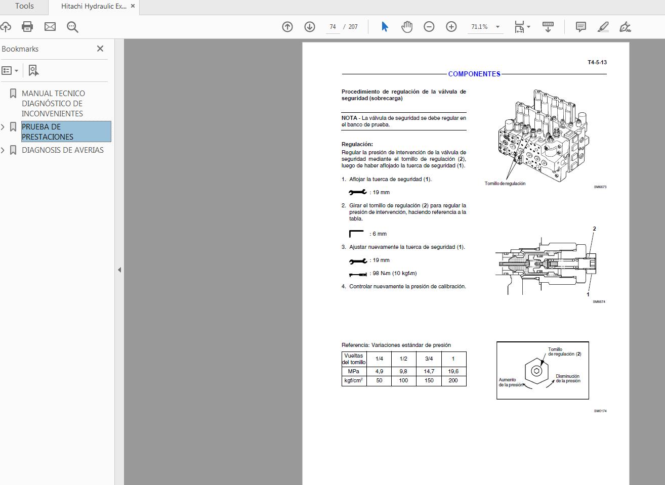 Hitachi Hydraulic Excavator EX455 Technical Manual Operational PrincibleES