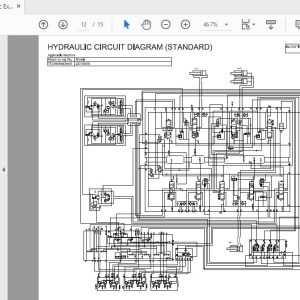 Hitachi Hydraulic Excavator Zx130 5A Ttdak90 En 00Circuit Diagram20160315 4