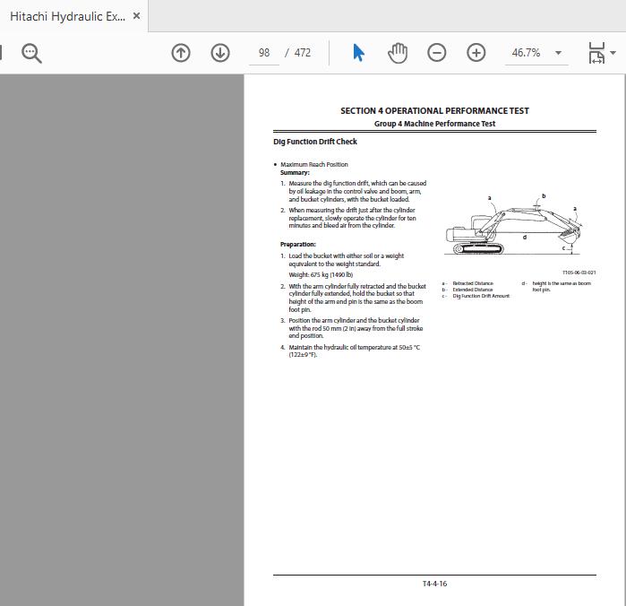 Hitachi Hydraulic Excavator ZX130 5A TTDAK90 EN 00 Technical Manual 2
