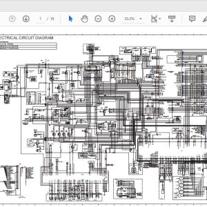 Hitachi Hydraulic Excavator ZX135US-5A Technical Manual & Circuit Diagram Hitachi Hydraulic Excavator Zx135Us 5A Ttday90 En 00 Circuit Diagram 1 1