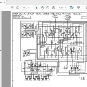 Hitachi Hydraulic Excavator Zx135Us 5A Ttday90 En 00 Circuit Diagram 3 1