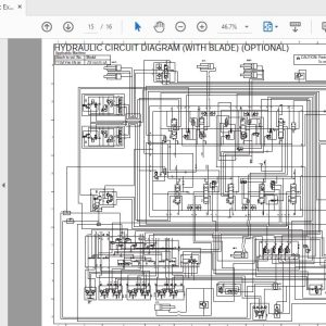 Hitachi Hydraulic Excavator Zx135Us 5A Ttday90 En 00 Circuit Diagram 4