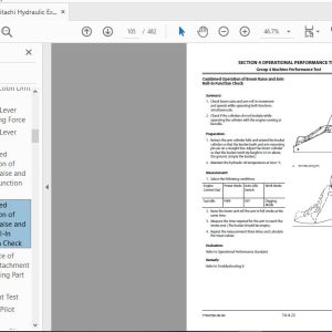Hitachi Hydraulic Excavator ZX135US-5A Technical Manual & Circuit Diagram Hitachi Hydraulic Excavator Zx135Us 5A Ttday90 En 00 Technical Manual 2 1