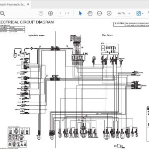 Hitachi Hydraulic Excavator ZX17U19U 5A TABA50TABA90 EN 00Circuit Diagram20171107 1