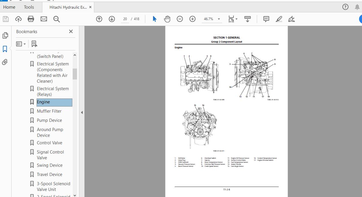 Hitachi Hydraulic Excavator ZX180LC180LCN 5B TODBF EN 00 Technical Manual20160809 2