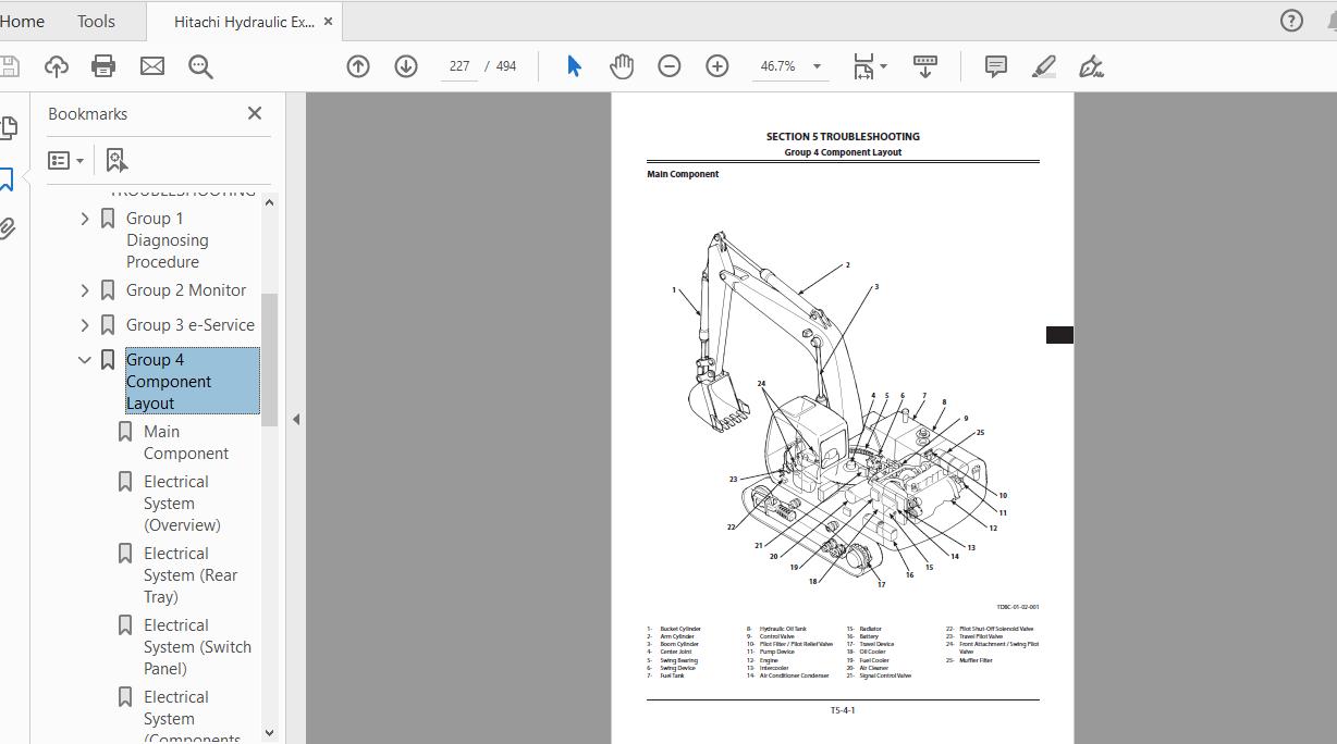 Hitachi Hydraulic Excavator ZX180LC180LCN 5B TTDBF EN 00 Technical Manual20160809 2