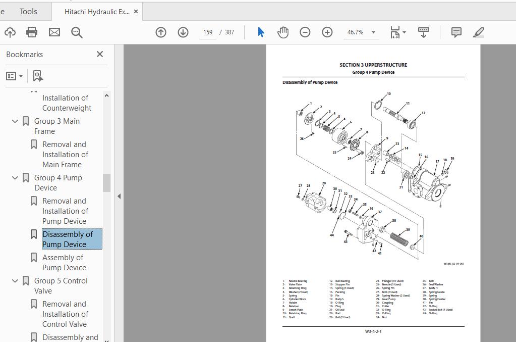 Hitachi Hydraulic Excavator ZX19 5A WABG50 EN 00 Workshop Manual 2