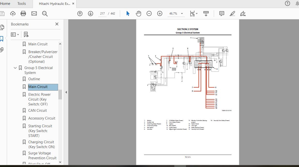 Hitachi Hydraulic Excavator ZX210210LCLCN240N 5B TODCK EN 00 Technical Manual20160106 4