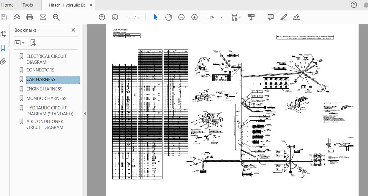 Hitachi Hydraulic Excavator ZX210LCN G TTDC390 EN 00Circuit Diagram 2