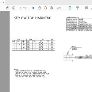 Hitachi Hydraulic Excavator ZX240240LC250HKLCHLCK 5A TTDCY90 EN 00Circuit Diagram20160315 3