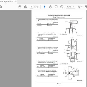 Hitachi Hydraulic Excavator Zx330330Lc350Hklchlck 5A Wddk90 En 00 Workshop Manual 2