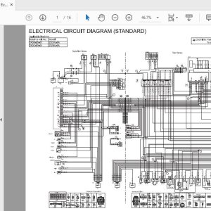 Hitachi Hydraulic Excavator ZX33U38U TADBTADC EN 01 Circuit Diagram 1