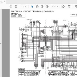 Hitachi Hydraulic Excavator ZX48U55TAEATAEB EN 01Circuit Diagram 1
