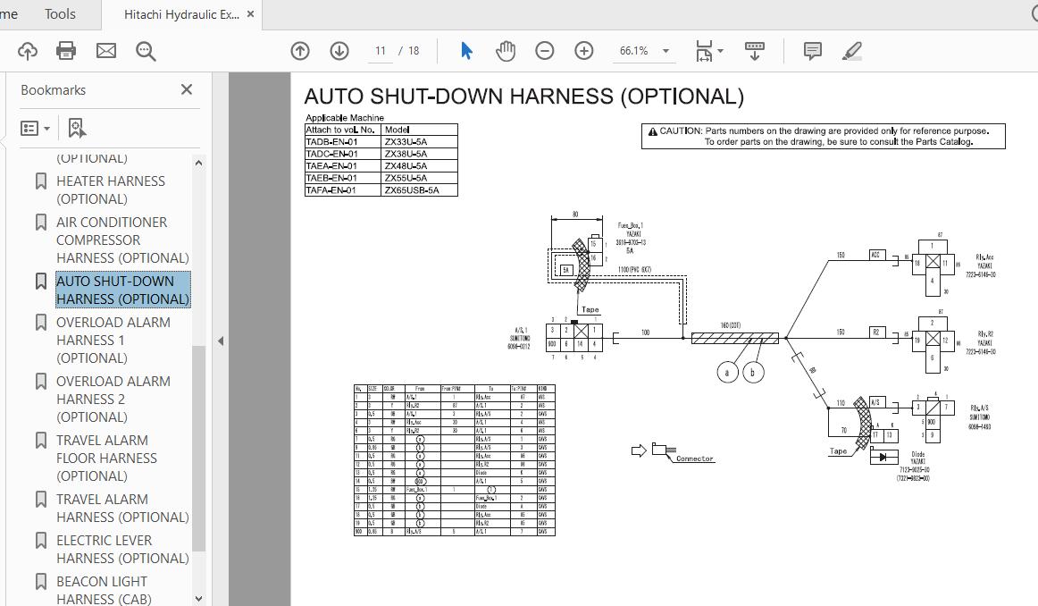 Hitachi Hydraulic Excavator ZX48U55TAEATAEB EN 01Circuit Diagram 3