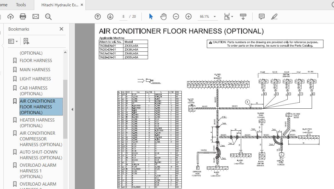 Hitachi Hydraulic Excavator ZX48U55U 5A TAEB EN 01Circuit Diagram20180618 3