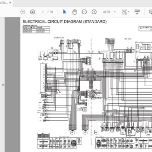 Hitachi Hydraulic Excavator ZX48U55Y 5A TAEB EN 01Circuit Diagram 1