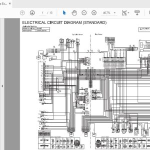 Hitachi Hydraulic Excavator ZX65USB 5A TAFA EN 01Circuit Diagram20180618 1 1