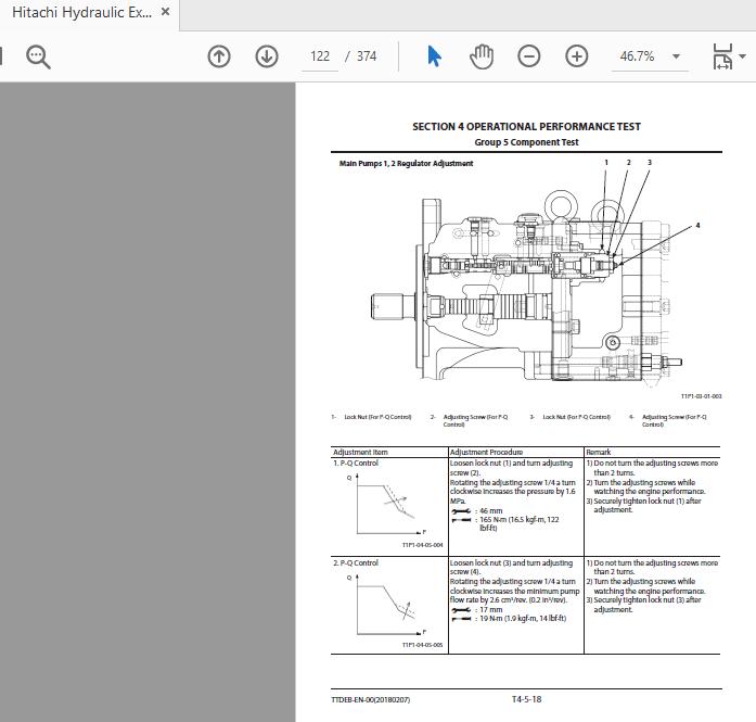 Hitachi Hydraulic Excavator ZX75US85US 5A TTDEB EN 00 Technical Manual20180207 3 1