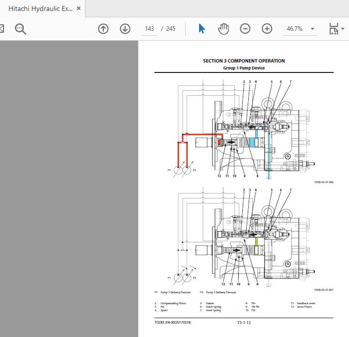 Hitachi Hydraulic Excavator ZX85USB 5A TODEE EN 00 Technical Manual 20170324 4 1