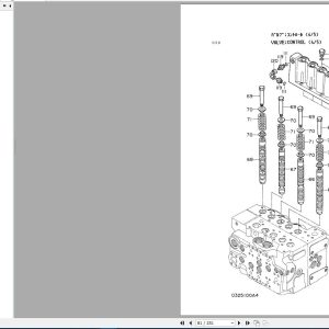 Hitachi Wheeled Excavator Ex100Wd Equipment Components Parts Catalog 3