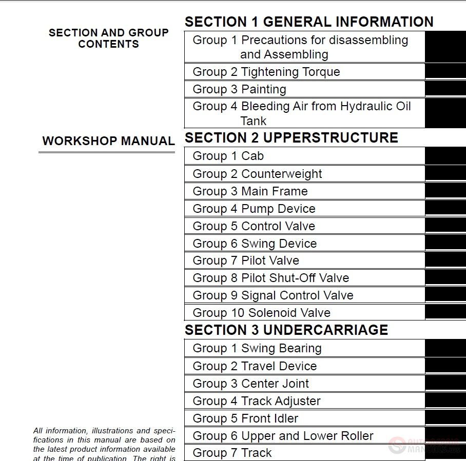 Hitachi Zaxis200 230270 Excavator KM 178E Workshop Manual 2