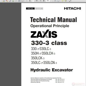 Hitachi Zaxis330 3 350LCK 3 Class TO1V7 E 00 Technical Manual 1