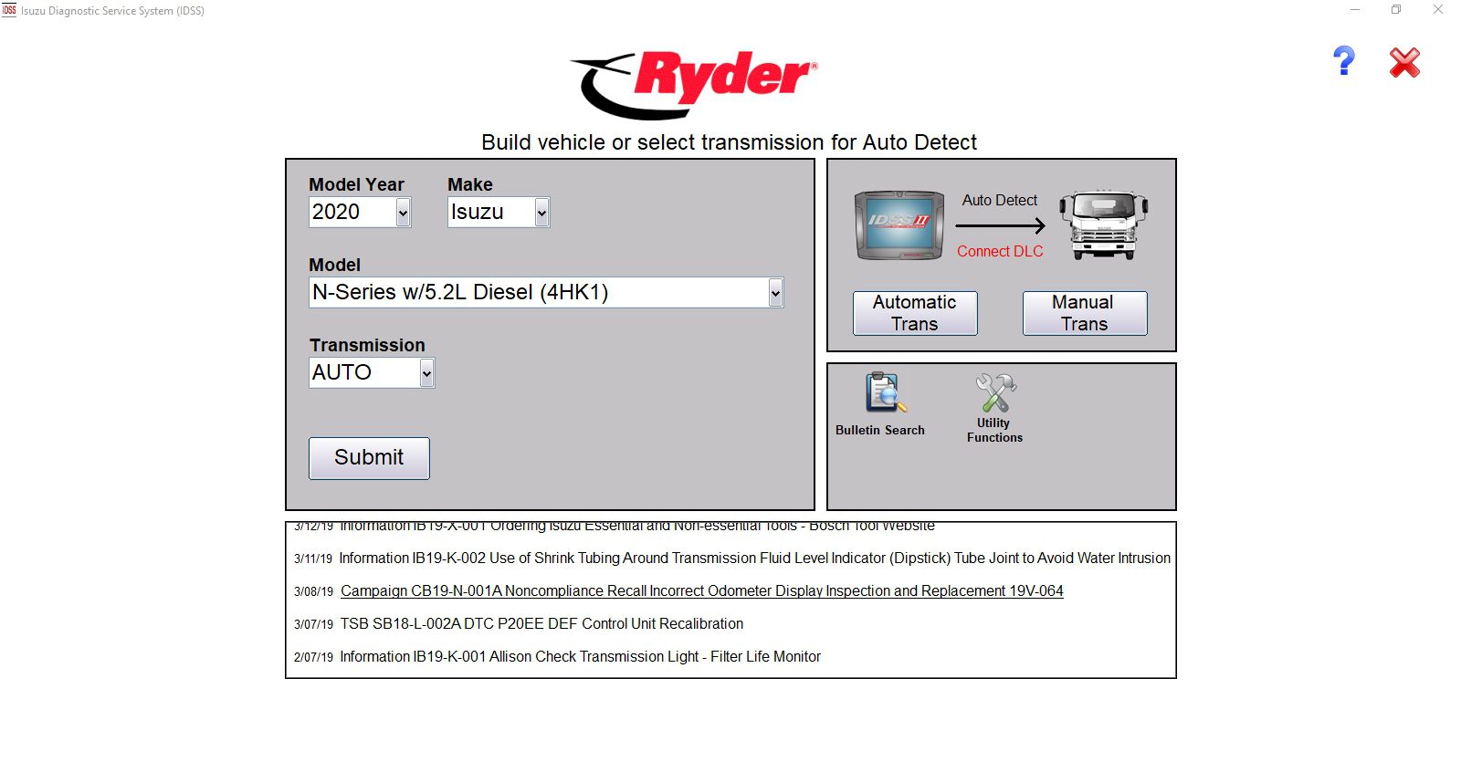 Isuzu IDSS Diagnostic Service System 09.2019 Release Full 1