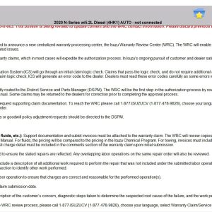 Isuzu IDSS Diagnostic Service System 09.2019 Release Full 3