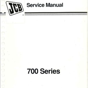 JCB Articulated Dump Trucks 700 Series Service Manual 1