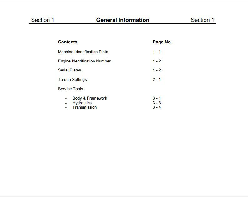 JCB Backhoe Loader 4DX Service Manual 2