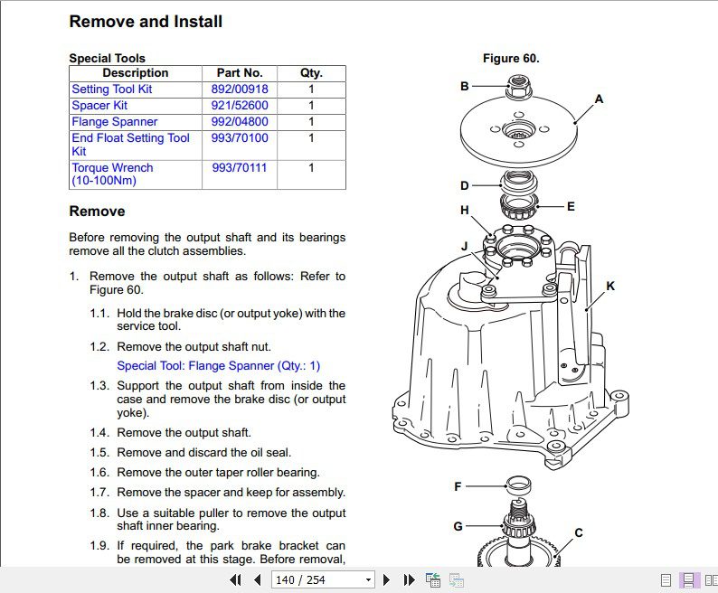 JCB Drivetrain HS750 Service Manual 3