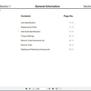 Jcb Drivetrain Sd 55 Nt Axle Service Manual 2