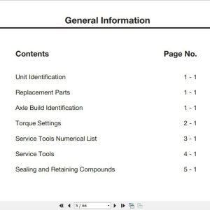 Jcb Drivetrain Sd 55 Power Track Rod High Pivot Mount Service Manual 2
