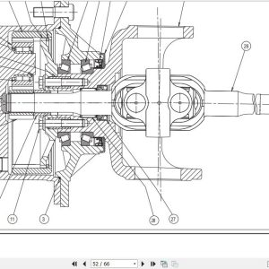 Jcb Drivetrain Sd 55 Power Track Rod High Pivot Mount Service Manual 4
