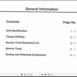 Jcb Drivetrain Ss700 Series Tranmission Service Manual 2