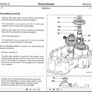 Jcb Drivetrain Ss700 Series Tranmission Service Manual 4