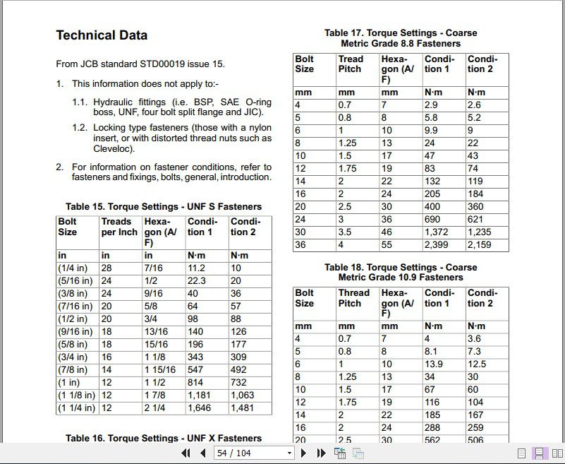 JCB Drivetrain TG300 TG310 Transfer Gearbox Service Manual 4