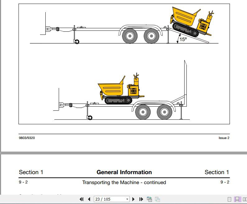 JCB Dumper TD7 T010 Service Manual 3