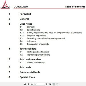 Jcb Engines Deutz 2009 Workshop Manual 2