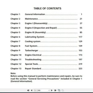 Jcb Engines Isuzu Aa 6Sdit Service Manual 2