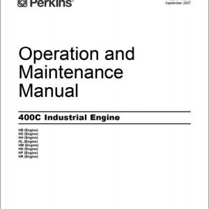 JCB Engines Perkins 400C Operation And Maintenanace Manual 1