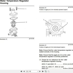 Jcb Engines Perkins 400 Specifications Service Manual 3