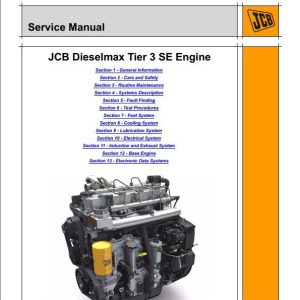 JCB Engines Tier 2 3 Electronic Service Manual 1